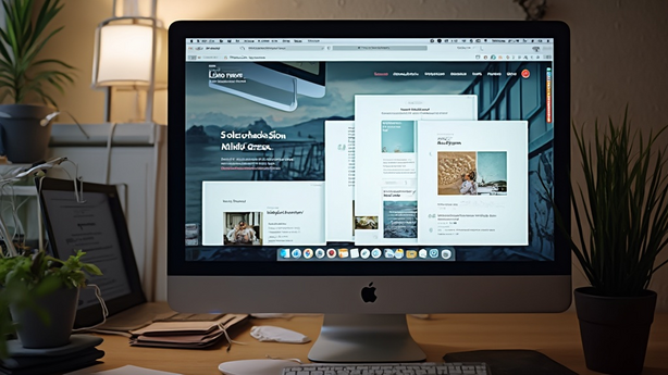 웹사이트 디자인 템플릿 관련 핵심 이미지