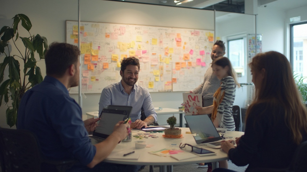 AI와 비즈니스 솔루션 혁신 관련 핵심 이미지