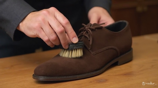 문의 스웨이드 제품 관리 팁 관련 핵심 이미지