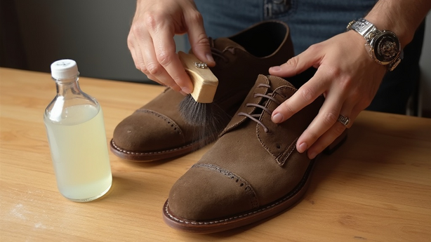 스웨이드 클리너 사용법 관련 핵심 이미지