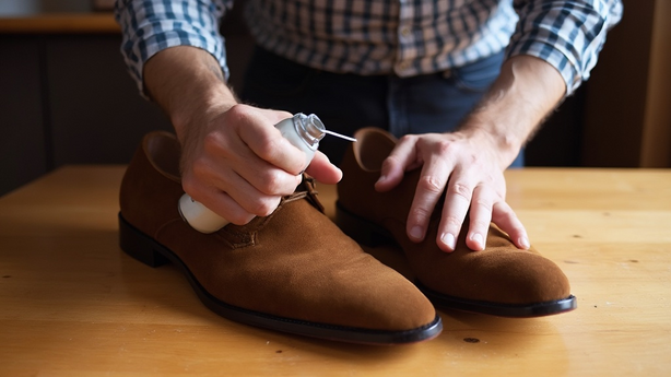 스웨이드 벗겨짐 방지법 관련 핵심 이미지