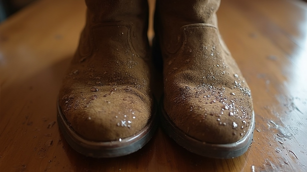 스웨이드 방수 유지 방법 관련 핵심 이미지