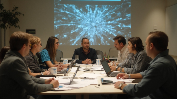 AI와 사회적 변혁 관련 핵심 이미지