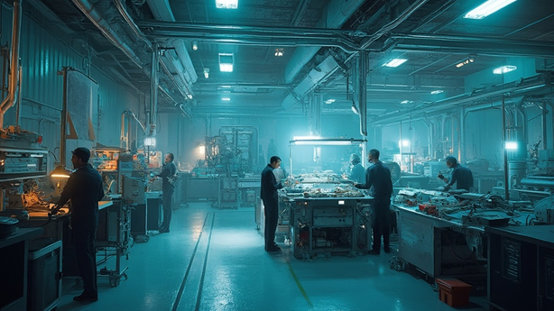 AI로 인한 산업 변화 관련 핵심 이미지