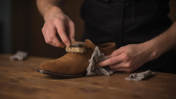 스웨이드 손쉬운 클리닝 팁 관련 핵심 이미지