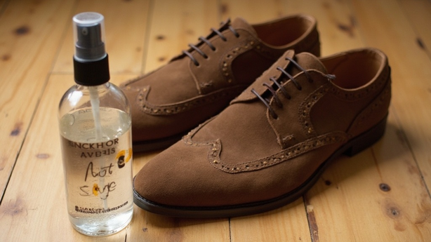 스웨이드 방수와 유지 관련 핵심 이미지