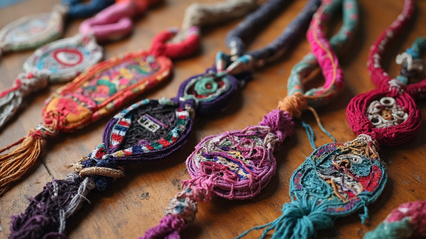 2024 인기 마크라메액세서리 디자인 관련 핵심 이미지