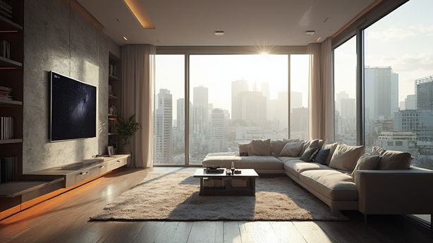 AI 기반의 스마트 홈 기술 관련 핵심 이미지