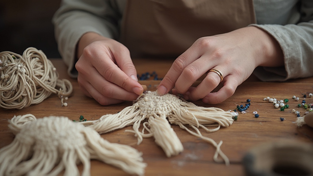 마크라메액세서리 필수 재료 알아보기 관련 핵심 이미지