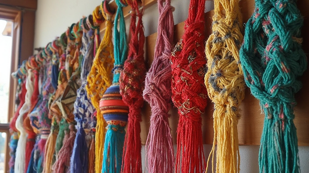 2024 인기 마크라메액세서리 디자인 관련 핵심 이미지