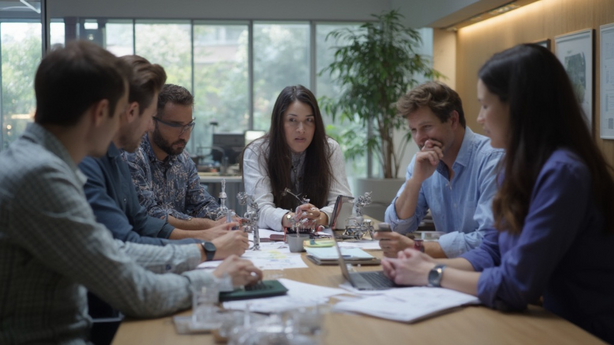 AI로 인한 사회적 역할 변화 관련 핵심 이미지