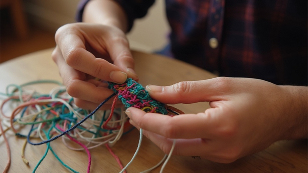마크라메액세서리 손쉽게 만들기 관련 핵심 이미지