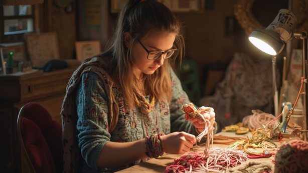 취미생활 매듭공예 스트레스 해소 관련 핵심 이미지