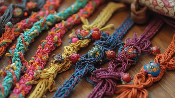 매듭공예 악세서리 만들기 관련 핵심 이미지