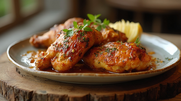 웰빙 푸드 자담치킨 관련 핵심 이미지